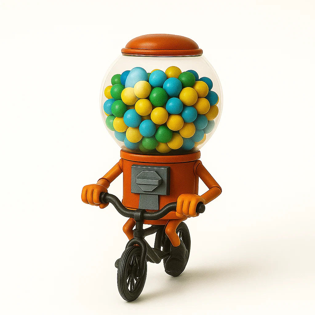 Bicycle Candy Machine Figure - Italian Brainrot Toy