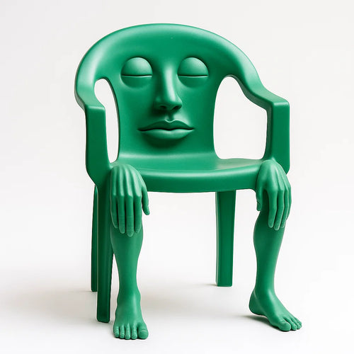 Karkerkar Kurkur Real Size Green Chair Italian Brainrot Toy